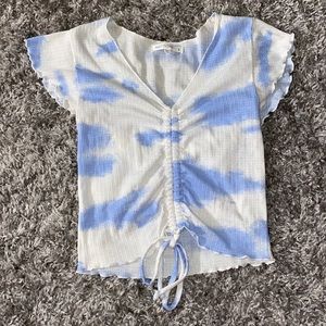 Sky Blue Crop Top